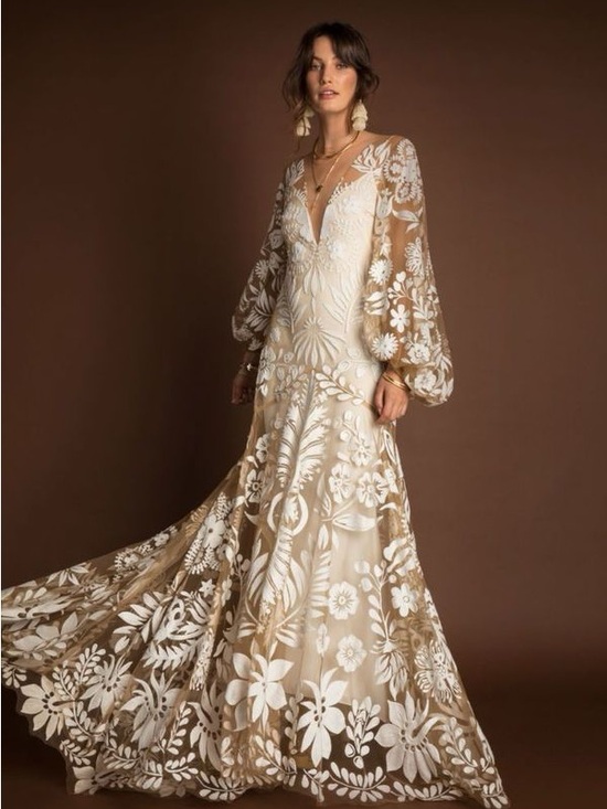 Rue De Seine Dresses & Skirts - Rue De Seine Vita Bridal Gown with Lovesong Slip Dress - Size 2